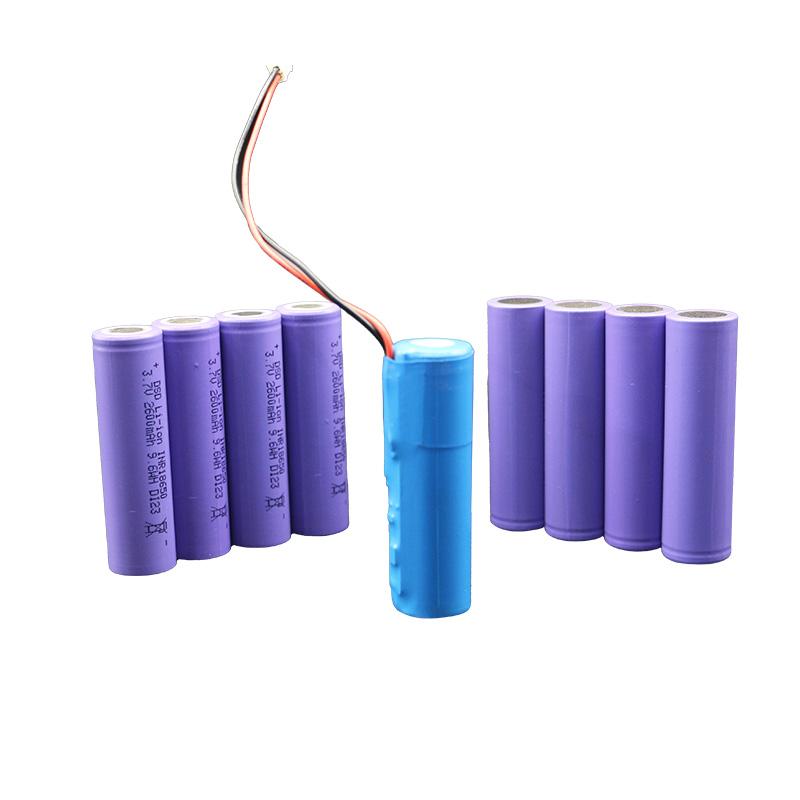 Compre Batería De Litio 18650 3c 3,7 V 2500mah 2600mah Batería De