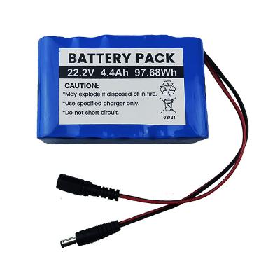 22.2V 18650 Rechargeable High-capacity Lithium Ion Cells Pack for Electronic Toys battery pack